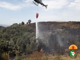 Sotto controllo l&#039;incendio in località Gelsarello