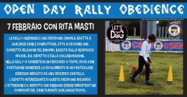 Rally Obedience in arrivo, open day domenica 7 febbraio