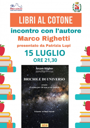 Il 15 luglio appuntamento con l’Universo a Marciana Marina