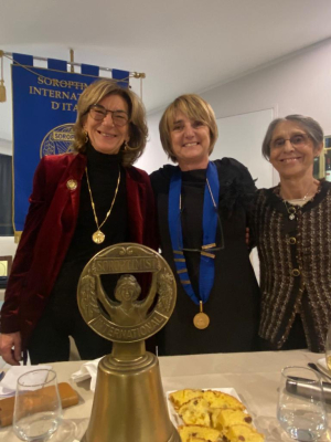 Il &quot;passaggio della campana&quot; al Soroptimist Club elbano, nuova presidente Rosella Fascetti