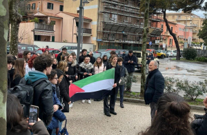 Il Sindaco Zini interviene alla manifestazione studentesca