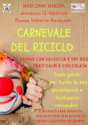 Domenica 12 febbraio il &quot;Carnevale del Riciclo&quot; a Marciana Marina