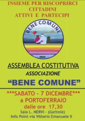 Assemblea pubblica costitutiva dell&#039;Associazione &quot;Bene Comune&quot;