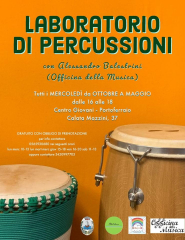 Riparte il laboratorio di percussioni al Centro Giovani di Portoferraio