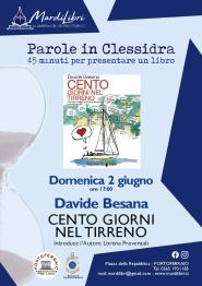 A Parole in clessidra Davide Besana presenta il suo libro &quot;Cento giorni nel Tirreno&quot;