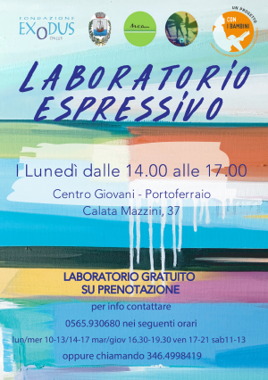 Il Centro Giovani di Portoferraio apre un Laboratorio Espressivo con Fondazione Exodus