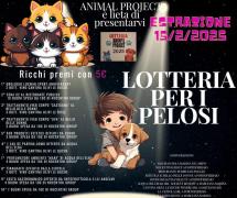 La lotteria di Animal Project per aiutare gli animali in difficoltà