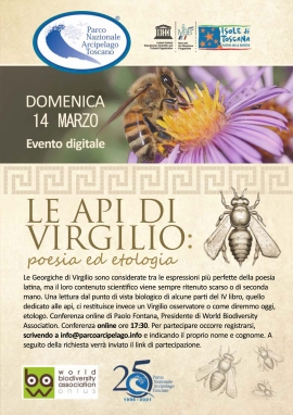 Le api di Virgilio: poesia ed etologia - Evento digitale di Vivere il parco 2021