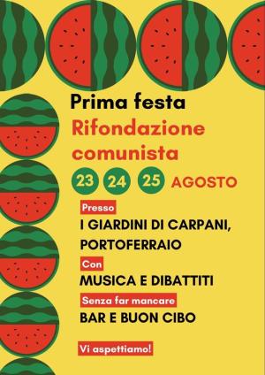 A Carpani la festa di Rifondazione Comunista