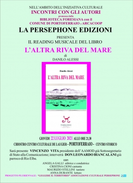 &quot;L&#039;altra riva del mare&quot;, il 22 luglio la presentazione alla De Laugier