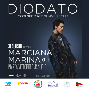 Domani sera a Marciana Marina Diodato con il &quot;Così Speciale&quot; summer tour