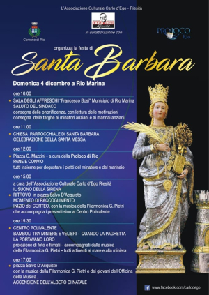 Il 4 dicembre Rio Marina celebra Santa Barbara