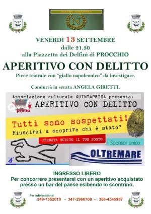 A Procchio la pièce teatrale &quot;Aperitivo con delitto&quot;