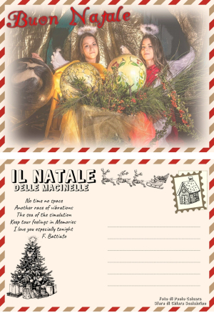 La cartolina di Natale delle Macinelle