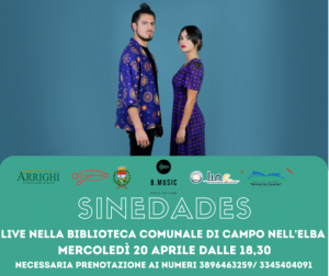 Il 20 aprile a B. Music &quot;I Sinedades&quot;