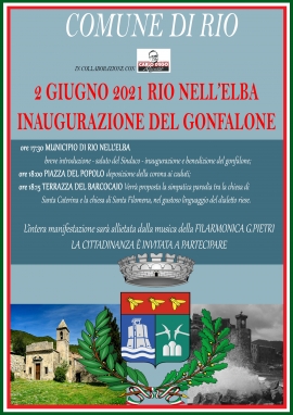 Rio, il 2 giugno l&#039;inaugurazione del nuovo gonfalone