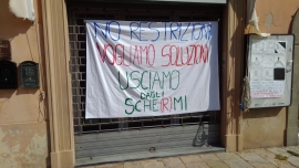 Portoferraio: le immagini della manifestazione degli studenti per dire NO alla didattica a distanza