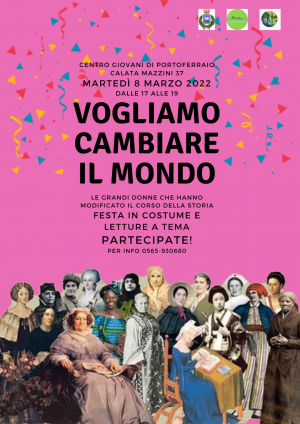 Al Centro Giovani una festa in maschera dedicata alle &quot;GRANDI DONNE DELLA STORIA&quot;