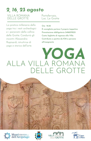 ”Art Yoga” alla Villa romana delle Grotte continuerà anche ad agosto