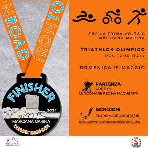 Il 19 maggio Triathlon Olimpico a Marciana Marina