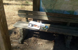 Fotonotizia - Monte Perone, i tristi incivili resti dell&#039;allegro pic-nic