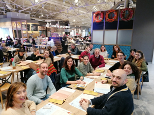 Liceo delle  Scienze Umane:  Pranzo di Natale (con targa di ringraziamento alla Professoressa Minelli)