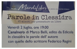 &quot;Parole in Clessidra&quot; - Marco Belli presenta Canalnero a MardiLibri