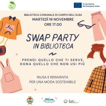 Swap party in biblioteca - Prendi quello che ti serve e dona quello che non ti serve più