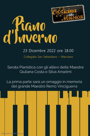 Il 23 dicembre “Concerto di Natale” a Marciana