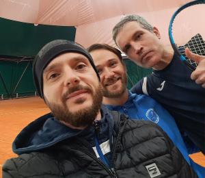 Tennis: il trio Miliani - Ferrini - Balatresi alla finale del Campionato invernale della 2° divisione maschile