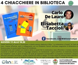 &quot;4 chiacchiere in biblioteca&quot; - appuntamento con &quot;La matematica a fumetti&quot; di Carlo di Lauro