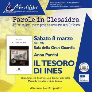 ”Il tesoro di Ines” - Sabato 8 Marzo una presentazione tutta al femminile