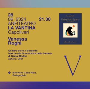 Autorə in Vantina - Secondo incontro con “Un libro d’oro e d’argento” di Vanessa Roghi