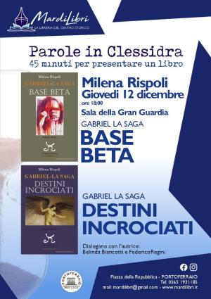 A Parole in Clessidra Milena Rispoli con gli ultimi due volumi di &quot;Gabriel - La Saga&quot;