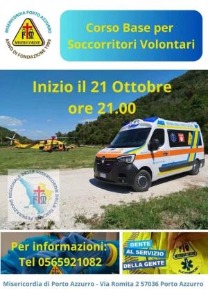 Soccorritori volontari, corso di formazione presso la Misericordia di Porto Azzurro