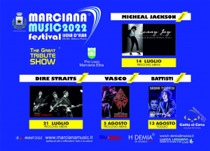 Marciana Music Festival 2022, 4 concerti per omaggiare i grandi della musica italiana ed internazionale