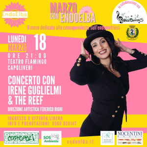 Irene Guglielmi &amp; The Reef in concerto al Flamingo per EndoElba