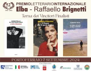 Il 7 settembre la serata finale del Premio Letterario Internazionale Elba-Raffaello Brignetti 2024