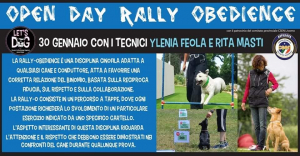 Let&#039;s Dog Asd organizza un open day di Rally Obedience