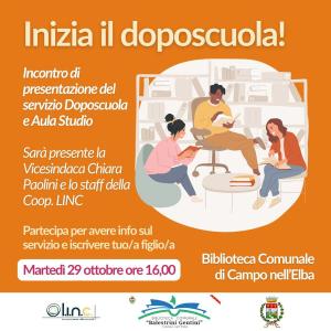 Inizia il doposcuola in biblioteca, domani la presentazione del servizio