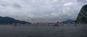 La squadra agonistica del Club del Mare alla regata nazionale O&#039;pen Skiff sul lago di Iseo