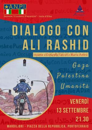 Incontro con Ali Rashid per parlare di Palestina, pace, umanità