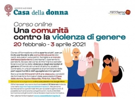 “Una comunità contro la violenza di genere” - corso online per docenti, educatori e famiglie