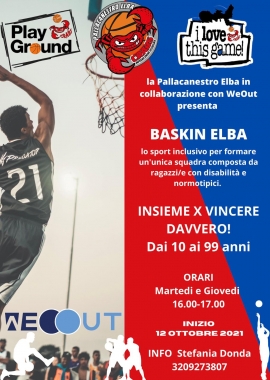 Un corso di Baskin grazie alla Pallacanestro Elba 