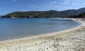 Domenica 2 aprile i volontari puliscono la spiaggia di Procchio