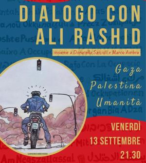 Il dialogo con Ali Rashid si sposta alla Sala della Gran Guardia