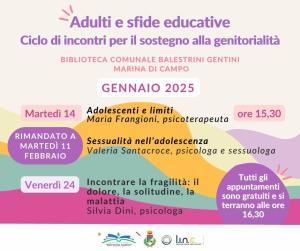 Adulti e Sfide Educative, cambia data l&#039;incontro con Valeria Santacroce