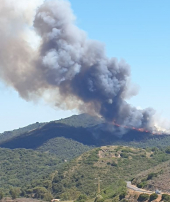 Grave incendio a Capo d&#039;Arco - le prime immagini