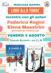 “Libri alla Torre” di Marciana Marina: le isole viste da Federico Regini ed Elena Maestrini