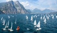 I velisti del Club del Mare all&#039;Europa Cup classe ILCA sul lago di Garda